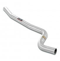 Tubo central 100% Stainless steel "Cat.-back" system, Oversize Ø70mm, for the Stock rear muffler / M Performance - Full kit only