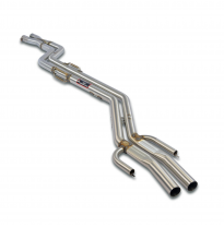 Centre "X-Pipe" Sistema 100% de acero inoxidable, 2 x Ø60 mm - Solo kit completo BMW E30 M3 2.3i / 2.5i Evo - S50 / S52 engine c