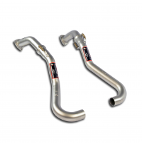Tubo delantero derecho - izquierdo (reemplaza al catalizador) Sistema Touring 100% acero inoxidable 2 x Ø54 mm - Elimina los cat