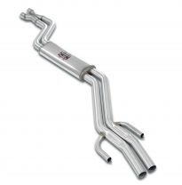 X-Pipe Resonated Sistema 100% de acero inoxidable, 2 x Ø60 mm - Solo kit completo BMW E30 M3 2.3i / 2.5i Evo - S50 / S52 engine