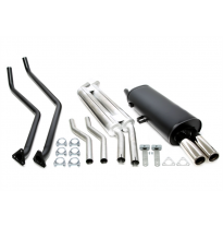 Sistema de escape deportivo TA Technix Tubo de escape: 2x70 mm con homologación EG  Valido para BMW 320i/323i/325i E30 6 cilindr