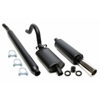 Sistema de escape deportivo TA Technix Tubo de escape: 1x80 mm, redondo / embridado con aprobación CE  Valido para: Opel Ascona