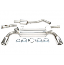 Sistema de acero inoxidable TA Technix Duplex Tubo de escape: 1x100 mm izquierdo y derecho, redondo / enrollado Atención! El com