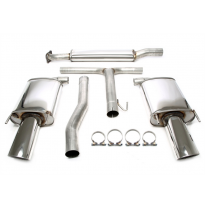 Sistema de acero inoxidable TA Technix Duplex Tubo de escape: 1x90x120 mm izquierdo y derecho con aprobación CE  Valido para: Op