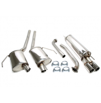 Sistema de acero inoxidable TA Technix Tubo de escape: 2x80mm Atención! El componente no se ofrece para su uso en el tráfico rod