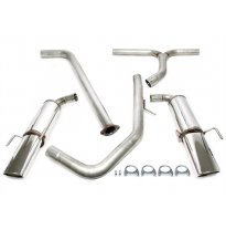 Sistema de acero inoxidable dúplex TA Technix Tubo de escape: 1*1x90x120 mm a la izquierda y a la derecha, redondo / enrollado c