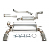 Sistema de acero inoxidable dúplex TA Technix Tubo de escape: 1*1x100 mm a la izquierda y a la derecha, redondo/enrollado Atenci