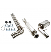 Sistema de escape deportivo TA Technix Tubo de escape: 1x100 mm, redondo / enrollado con aprobación CE  Valido para: Volvo S60 I