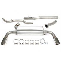 Sistema de acero inoxidable dúplex TA Technix Tubo de escape: 1*1x100 mm a la izquierda y a la derecha, redondo/enrollado Atenci