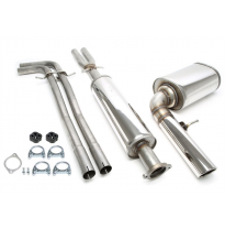 Sistema de acero inoxidable TA Technix Tubo de escape: 1x90 mm, redondo / enrollado con homologación CE  Valido para: Volvo S80