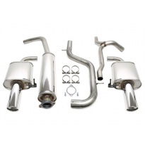 Sistema de acero inoxidable TA Technix Duplex Tubo de escape: 1*1x100 mm a la izquierda y a la derecha, redondo/enrollado con ho