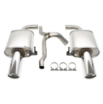 Sistema de acero inoxidable dúplex TA Technix Tubo de escape: 1*1x100 mm a la izquierda y a la derecha, redondo / enrollado con