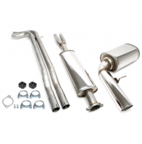 Sistema de acero inoxidable TA Technix Tubo de escape: 1x100 mm, redondo / enrollado con aprobación CE  Valido para: Volvo XC70