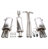 Sistema de acero inoxidable TA Technix Duplex Tubo de escape: 2*2x80mm, redondo / enrollado Atención! El componente no se ofrece