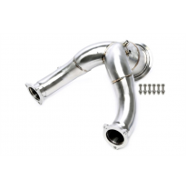 Downpipe de acero inoxidable TA Technix con catalizador y conexión a puerto lambda  Valido para: Audi A4-S4, Tipo 8W-B9 año de f