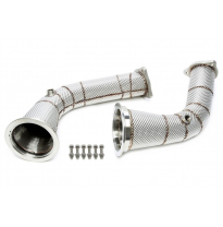 Downpipe de acero inoxidable TA Technix  No valido para catalizador con pantalla térmica  solo para modelo con dirección a la iz