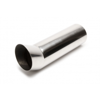 Tubo de escape TA Technix acero inoxidable 76 mm DTM redondo / afilado, longitud: 305 mm Tubo de escape soldado No valido para a