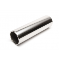 TA Technix tubo de escape acero inoxidable 102 mm redondo, longitud: 340 mm tubo de escape soldado No valido para absorbedor ace