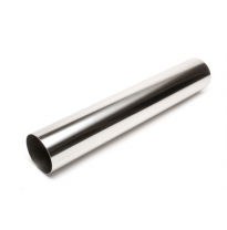 TA Technix tubo de escape acero inoxidable 89 mm redondo / afilado, longitud: 500 mm tubo de escape soldado No valido para absor