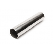 TA Technix tubo de escape acero inoxidable 80 mm redondo / afilado, longitud: 340 mm tubo de escape soldado No valido para absor