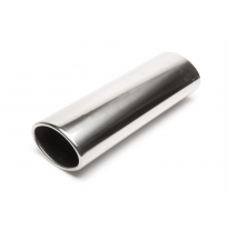 TA Technix tubo de escape acero inoxidable 120 x 80 mm ovalado / grado, longitud: 330 mm tubo de escape soldado No valido para a