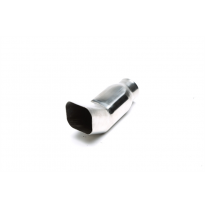 TA Technix tubo de escape acero inoxidable 76 x 71 mm DTM angular / agudo, longitud: 215 mm, dimensión de conexión: 61 mm tubo d