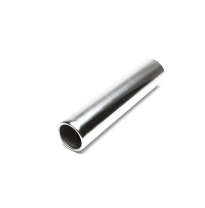 Tubo de escape TA Technix acero inoxidable 76 mm redondo / con brida, longitud: 335 mm conexión: 76 mm, diámetro exterior: 76 mm