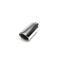 Tubo de escape TA Technix acero inoxidable 82 x 72 mm ovalado / embridado / biselado, longitud: 195 mm conexión: 61 mm, diámetro