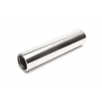 Tubo de escape TA Technix acero inoxidable 80 mm redondo, longitud: 340 mm Tubo de escape soldado con rejilla absorbente perfora