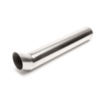 TA Technix tubo de escape acero inoxidable 70 mm DTM redondo / afilado, longitud: 420 mm tubo de escape soldado No valido para a