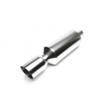 Silenciador trasero deportivo TA Technix acero inoxidable universal 115 / 65mm redondo / afilado / biselado  acero inoxidable pu