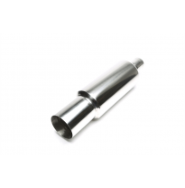 Silenciador trasero TA Technix inox sport universal 115mm redondo / afilado  acero inoxidable muy pulido Uso universal Conexión: