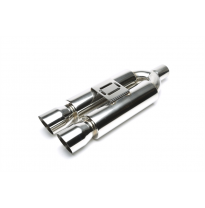 Silenciador trasero deportivo TA Technix acero inoxidable universal 2 x 88 x 90 mm ovalado / afilado / biselado  acero inoxidabl