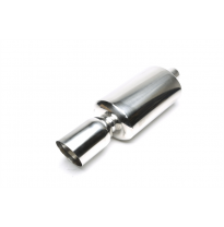 Escape trasero TA Technix inox sport universal 115mm redondo / afilado / biselado  acero inoxidable muy pulido Universalment