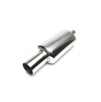 Escape trasero TA Technix inox sport universal 102mm redondo / afilado  acero inoxidable muy pulido Uso universal Conexión: