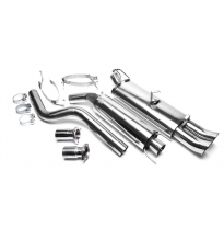 Sistema de acero inoxidable TA Technix Tubo de escape: 2x76 mm DTM con aprobación CE e1-0210792  Valido para: Opel Astra F-CC, T