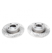 Juego de discos de freno deportivos TA Technix eje delantero perforado + ranurado OEM-Vergleichsnummer: 895615301  Valido para: