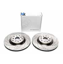 Juego de discos de freno deportivo TA Technix eje delantero perforado + ranurado + ventilado internamente#Número de comparación