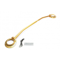 Refuerzo suspension de aluminio TA Technix delantero Color: dorado  Longitud ajustable por rosca