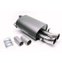 Silenciador trasero deportivo TA Technix Tubo de escape: 2x76 mm DTM con homologación CE e1-0311304  Valido para: BMW serie 5 se