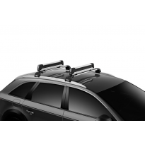 Snowpack Extender (for 5 Pair of Skis) Ski &amp; Snowboard Rack Thule Snowpack Extender Soporte Aerodinámico Y Desplegable Para Carg