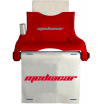 Kit Dispensador Mural + 50 Cubreasientos De 20 Micras + 50 Alfombrillas De Papel + Rollo Cubrevolantes Con Mango Personalizdos P