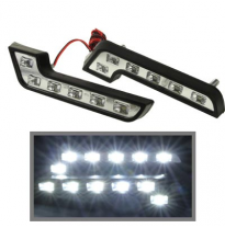 Kit Pilotos Luz De Dia Universal, 6 Leds, Blanco, 183 X 40 X 22mm