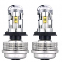 Kit De Lamparas Led H4 , 12 V O 24 V , 5000k , 3600 Lm , Balastro Interno