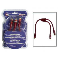 Cable Rca Y ,  1 Macho a 2 Hembras