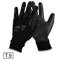 Guantes De Trabajo Talla 9, Elasticos Y De Poliuretano