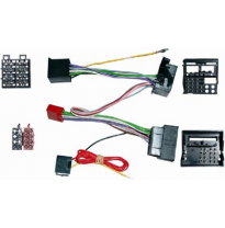 Conector Doble  Iso Varios 2003 &gt;, Parrot  ; 15 Pines : Bmw , Opel , Seat ; 16 Pines : Vw, Skoda , Audi .