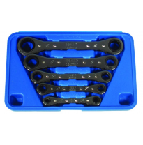 Juego De Llaves Planas Con Carraca - 5 Piezas