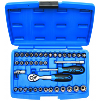 Juego De Llaves De Vaso &quot;Gear Lock&quot; 1/4&quot; - 39 Piezas