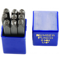 Juego De Punzones De Números, 8 Mm.